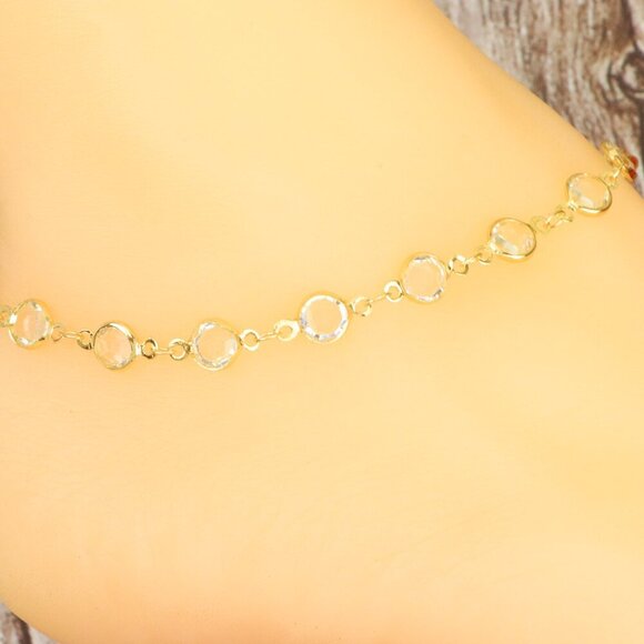 "Dainty Anklet for Women – Elegant Everyday Jewelry & Perfect Gift | MLCRC1427 - Picture 1 of 10